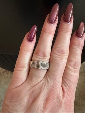 Tiffany & Co. Somerset wide ring with diamonds
